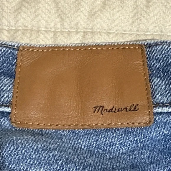 Madewell Women's Mid-Rise Classic straight Blue Jeans - Picture 8 of 11